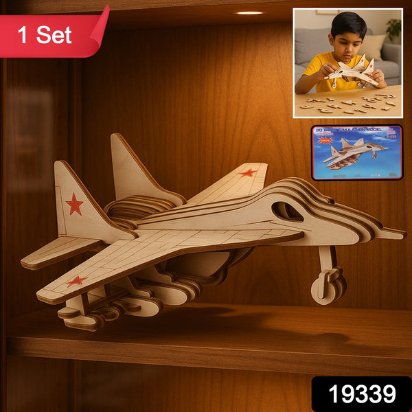 Wooden Fighter Jet Model Kit