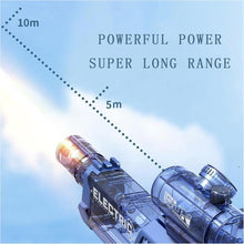 Ultimate Battle Blaster,Long Range Electric Water Blaster with Light, Battle Blasters, Aqua Combat Light Blaster, Aquablaster Water Gun, Ultimate Water Blaster, Electric Gatling Water Gun (Black)